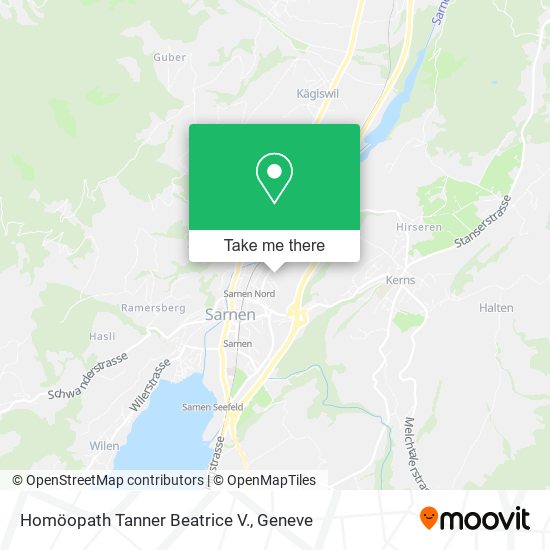 Homöopath Tanner Beatrice V. map
