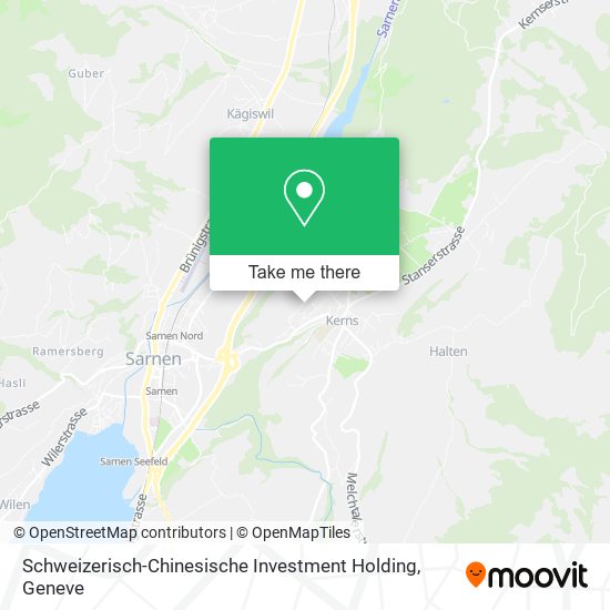 Schweizerisch-Chinesische Investment Holding map