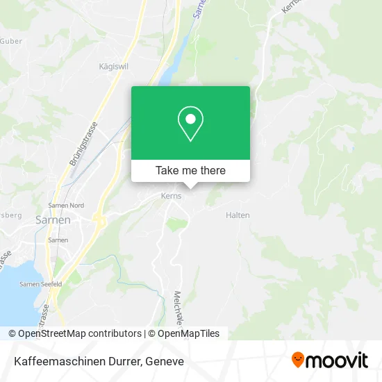 Kaffeemaschinen Durrer map