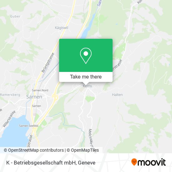 K - Betriebsgesellschaft mbH map