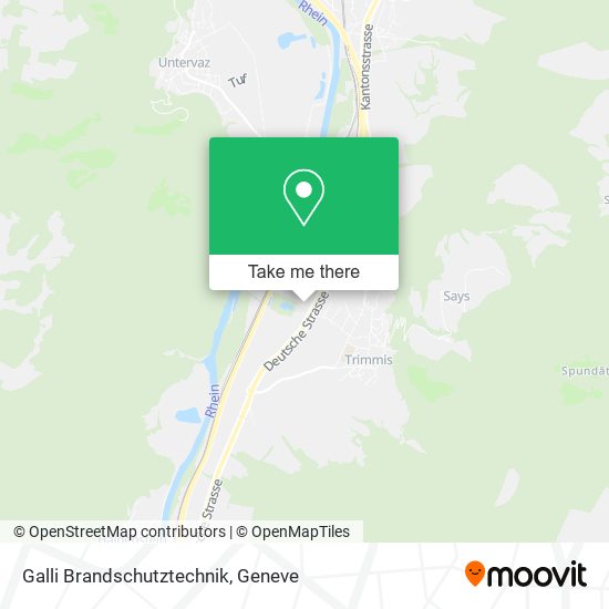 Galli Brandschutztechnik map