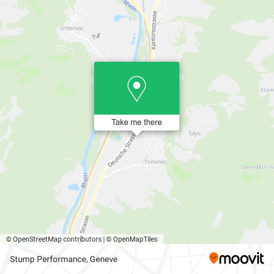 Stump Performance map