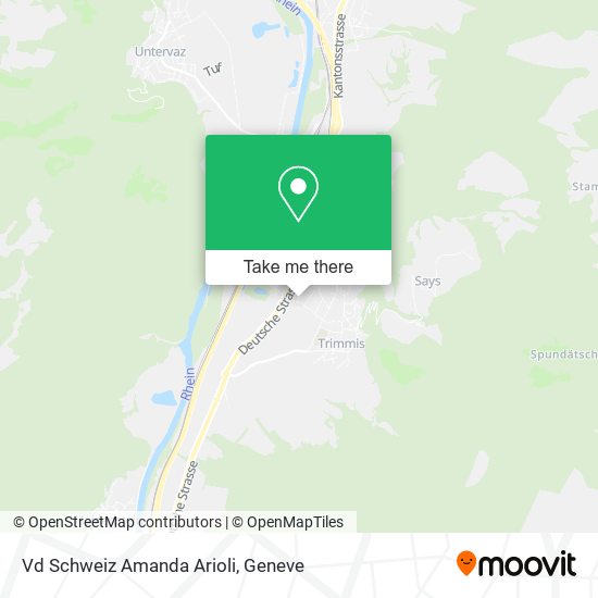 Vd Schweiz Amanda Arioli map