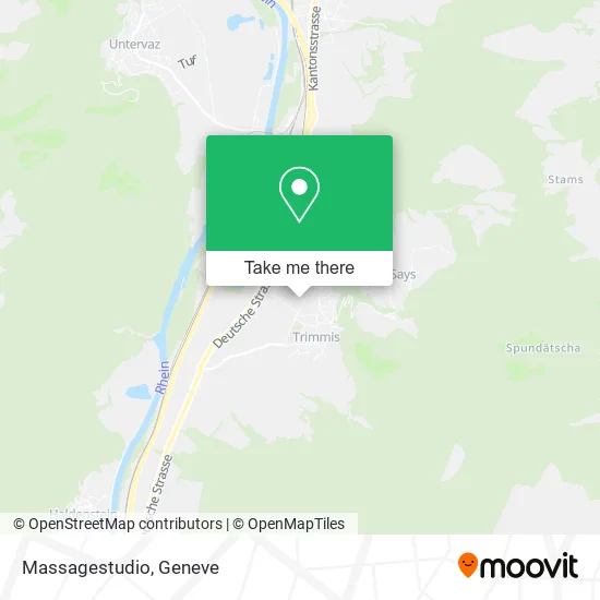 Massagestudio map