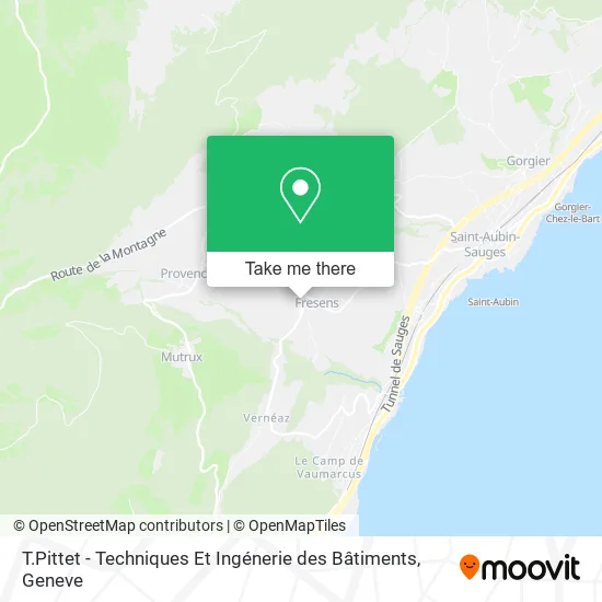 T.Pittet - Techniques Et Ingénerie des Bâtiments map