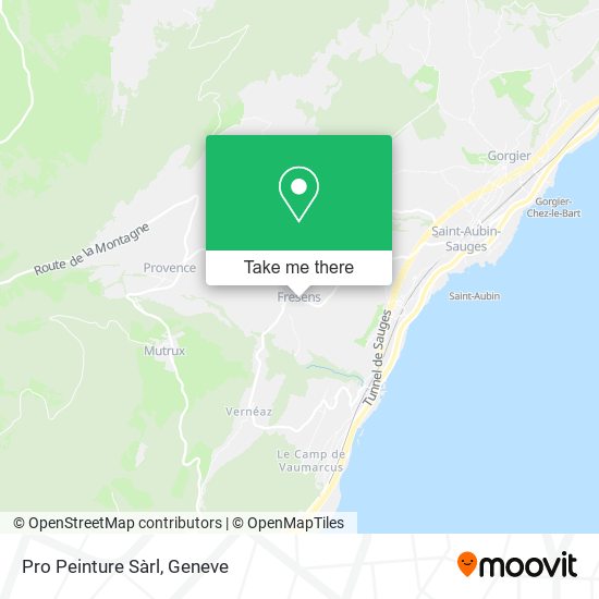 Pro Peinture Sàrl map