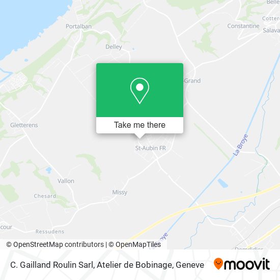 C. Gailland Roulin Sarl, Atelier de Bobinage map