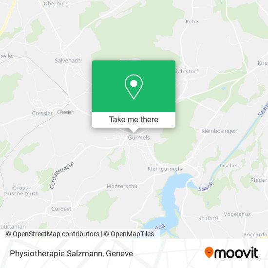 Physiotherapie Salzmann map