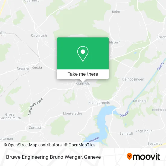 Bruwe Engineering Bruno Wenger map