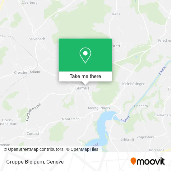 Gruppe Bleipum map