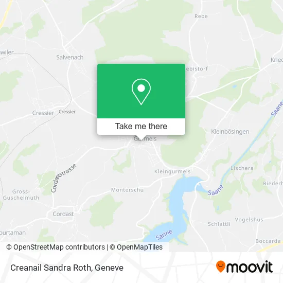 Creanail Sandra Roth map