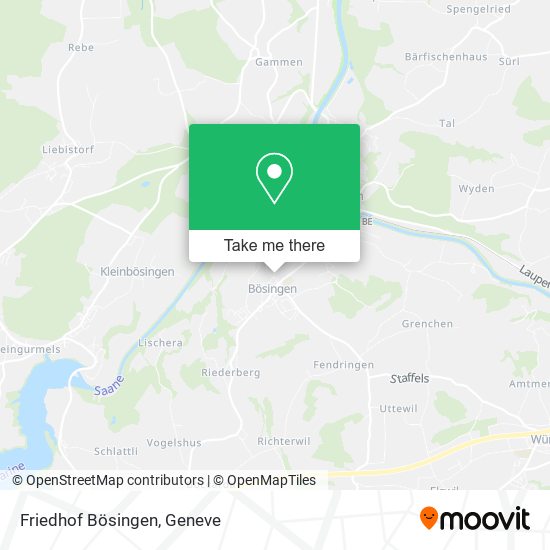 Friedhof Bösingen map