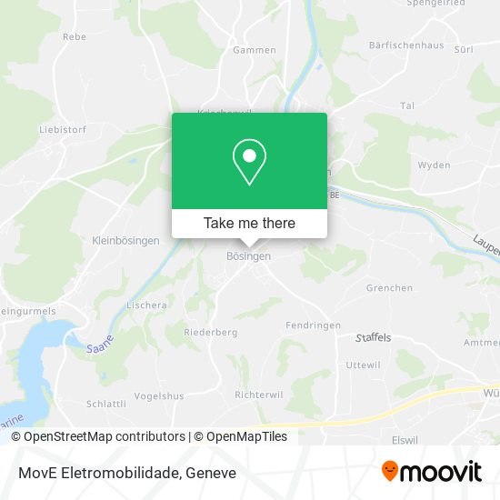 MovE Eletromobilidade map