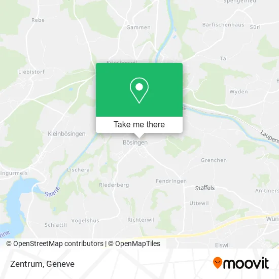 Zentrum map