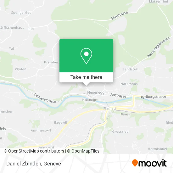 Daniel Zbinden map