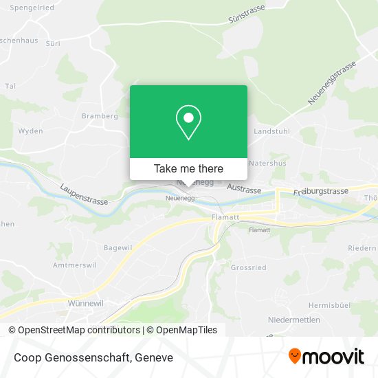 Coop Genossenschaft map
