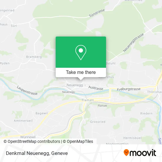 Denkmal Neuenegg map