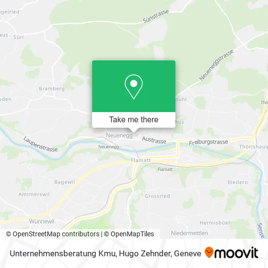 Unternehmensberatung Kmu, Hugo Zehnder map