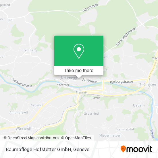 Baumpflege Hofstetter GmbH map