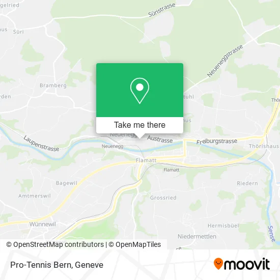 Pro-Tennis Bern map