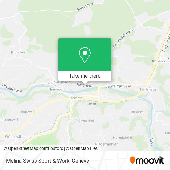 Melina-Swiss Sport & Work map