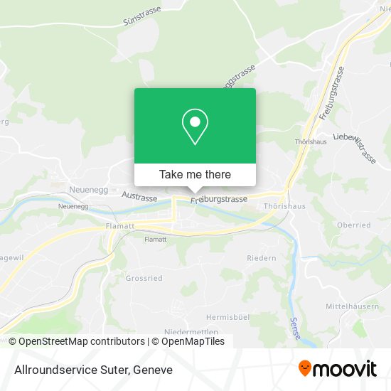 Allroundservice Suter map