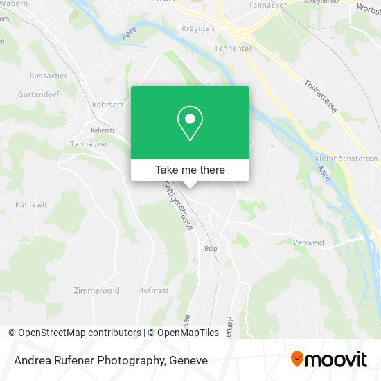 Andrea Rufener Photography map