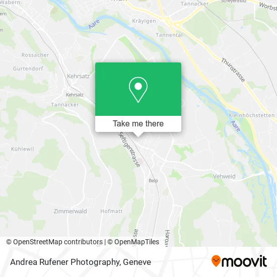 Andrea Rufener Photography map