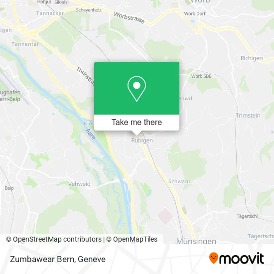 Zumbawear Bern map