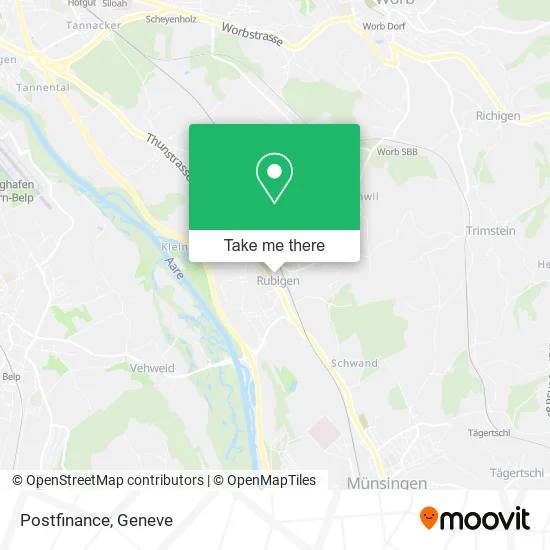 Postfinance map