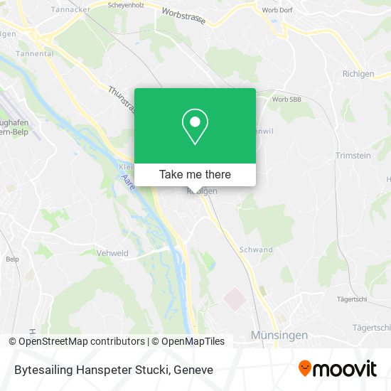 Bytesailing Hanspeter Stucki map