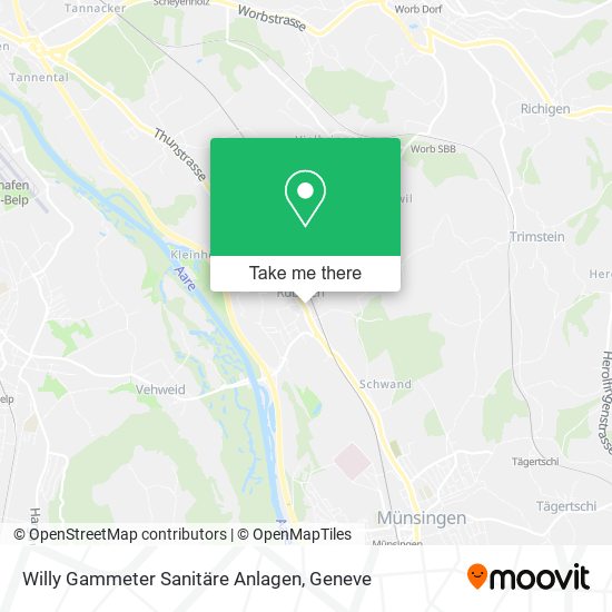 Willy Gammeter Sanitäre Anlagen map