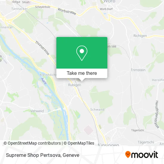 Supreme Shop Pertsova map