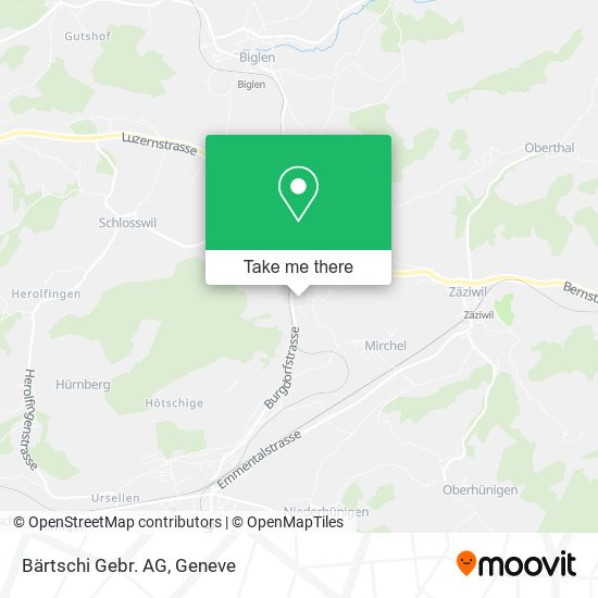 Bärtschi Gebr. AG map