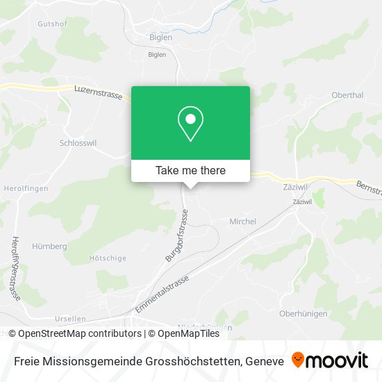 Freie Missionsgemeinde Grosshöchstetten map