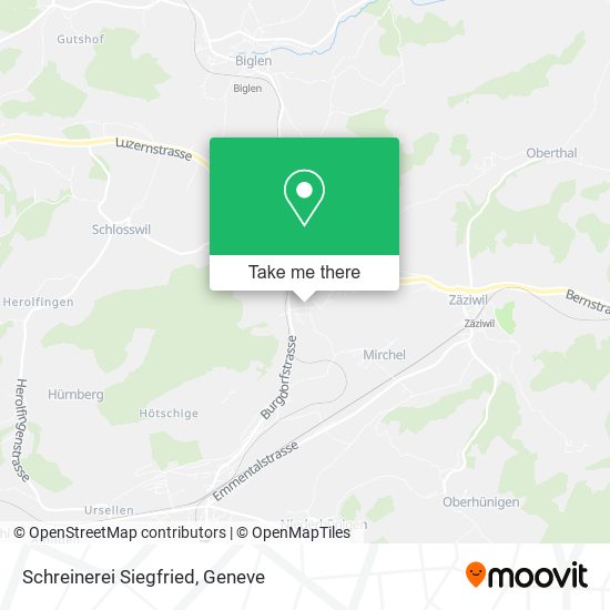 Schreinerei Siegfried map