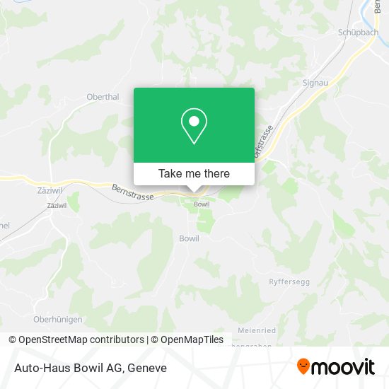 Auto-Haus Bowil AG map