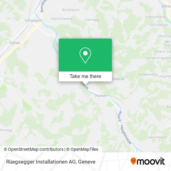 Rüegsegger Installationen AG map
