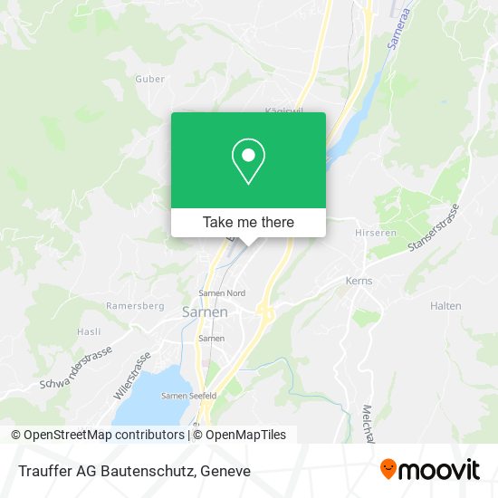 Trauffer AG Bautenschutz map