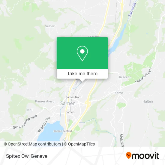 Spitex Ow map