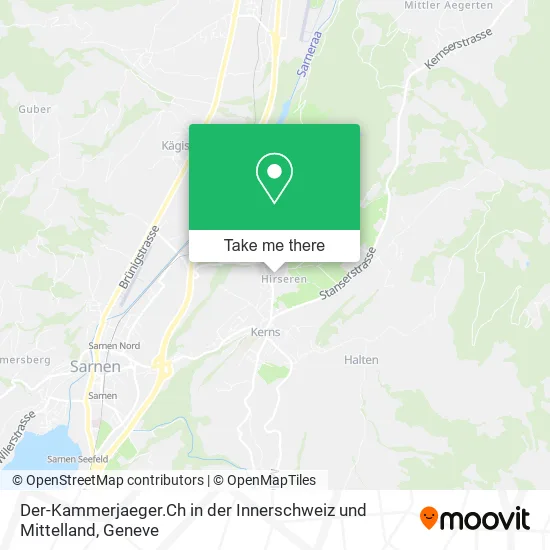 Der-Kammerjaeger.Ch in der Innerschweiz und Mittelland map