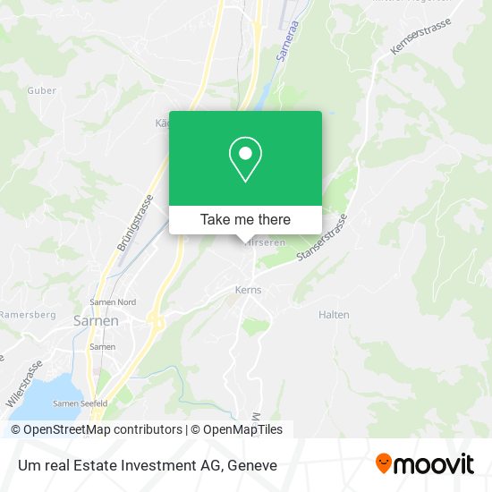 Um real Estate Investment AG map