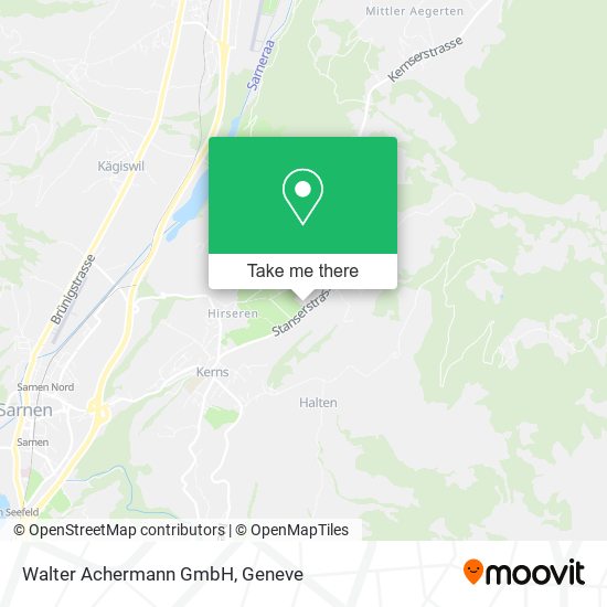 Walter Achermann GmbH map