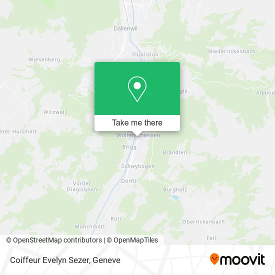 Coiffeur Evelyn Sezer map