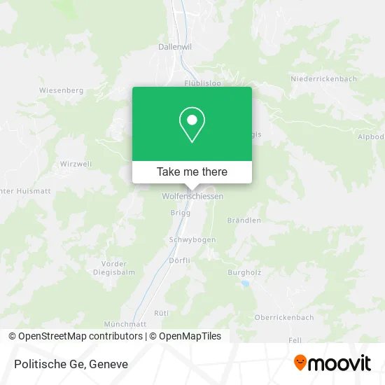 Politische Ge map