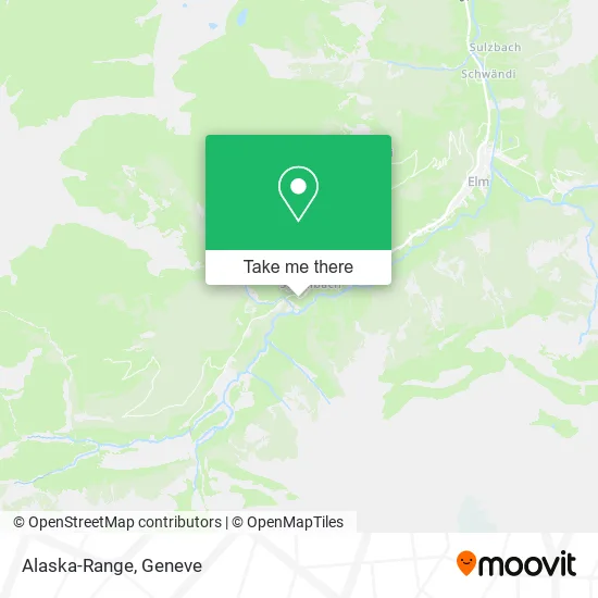 Alaska-Range map