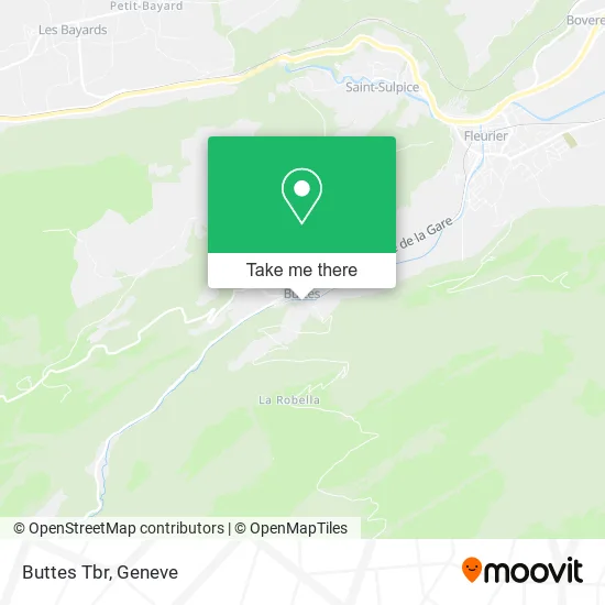 Buttes Tbr map