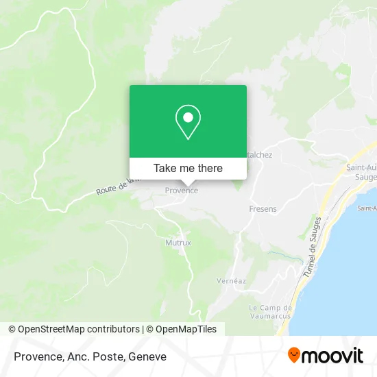 Provence, Anc. Poste map
