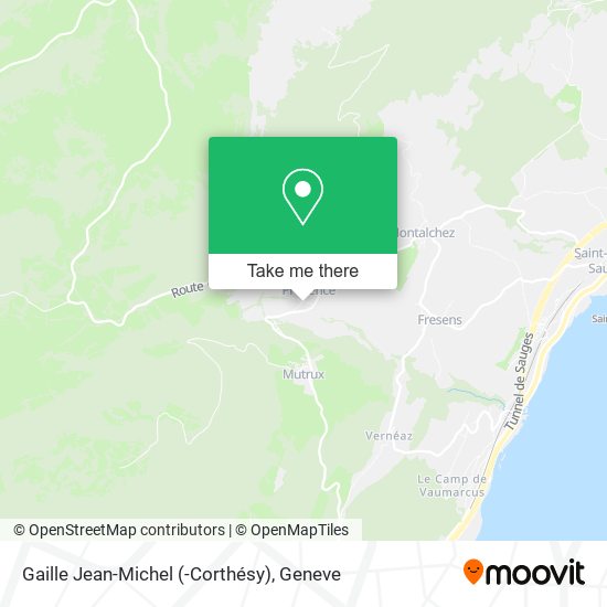 Gaille Jean-Michel (-Corthésy) map
