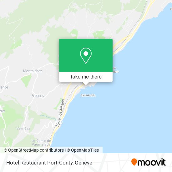 Hôtel Restaurant Port-Conty map